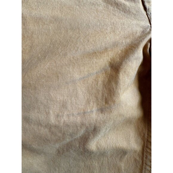 Vintage FILSON Tan Cotton Oil Finish Single Tin Cloth Canvas Work Pants, Size 28 - Picture 3 of 16